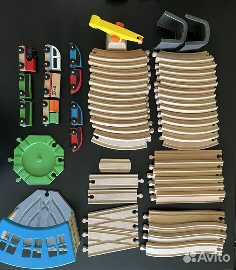 Деревянная железная дорога IKEA Lillabo