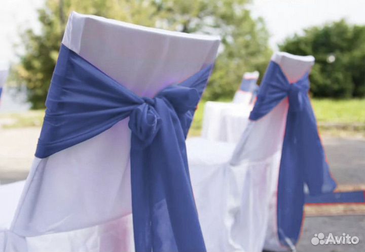 Банты на стулья Банкетные 55 шт