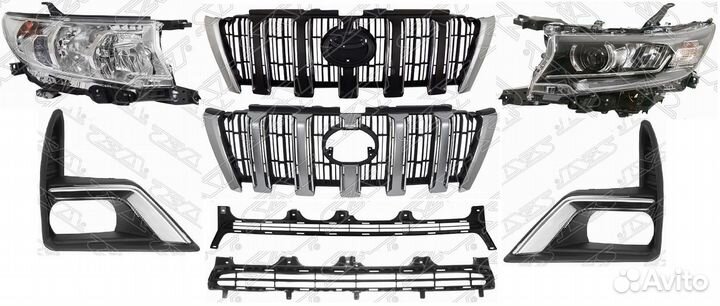 Бампер передний Toyota Land Cruiser Prado 150