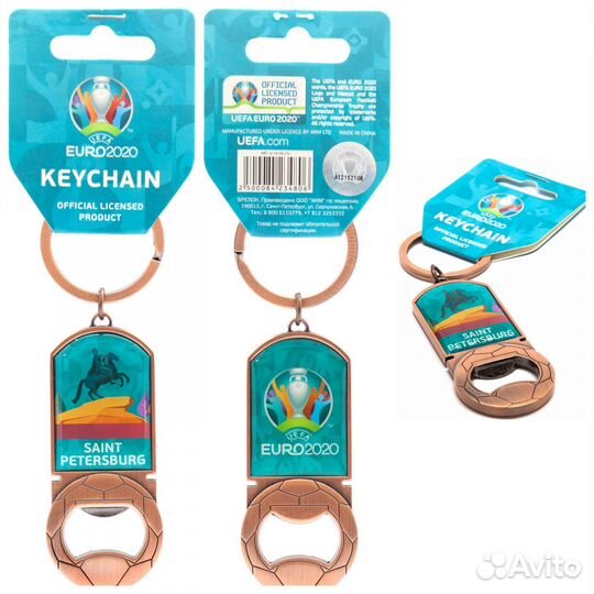 Набор 7 открывалок Уефа Евро 2020