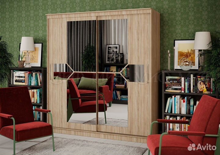 Шкаф купе Элегант 1,7 метра