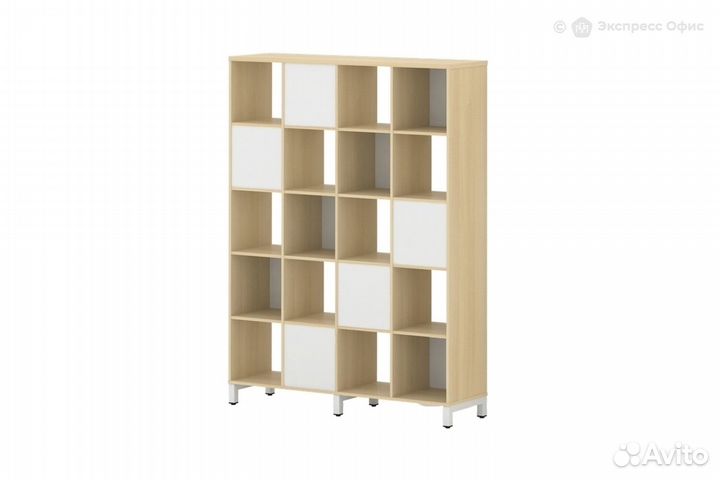 Стеллаж-перегородка двухсторонний пятиярусный Style Project SN.NSD-541