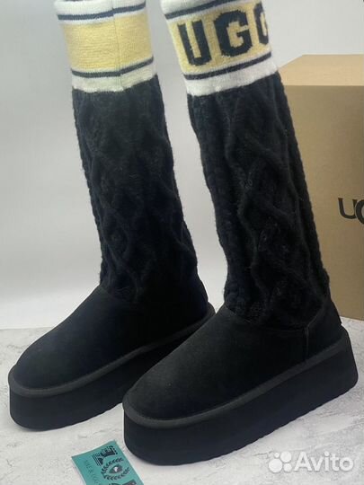 Ugg женские UGG classic sweater letter black