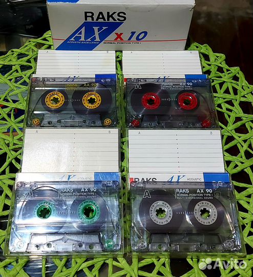 Аудиокассеты Raks с записью