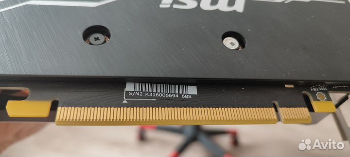Видеокарта MSI geforce GTX 1660TI 6GB