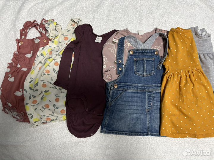 Вещи hm на девочку 80-86