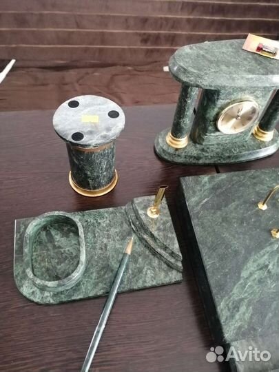 Письменный набор из мрамора Премьер 1