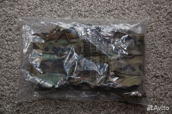 Warrior triple open MAG pouch AK47/74 multicam