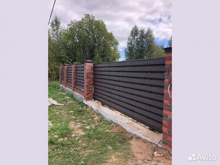 Доска для забора из дпк от производителя