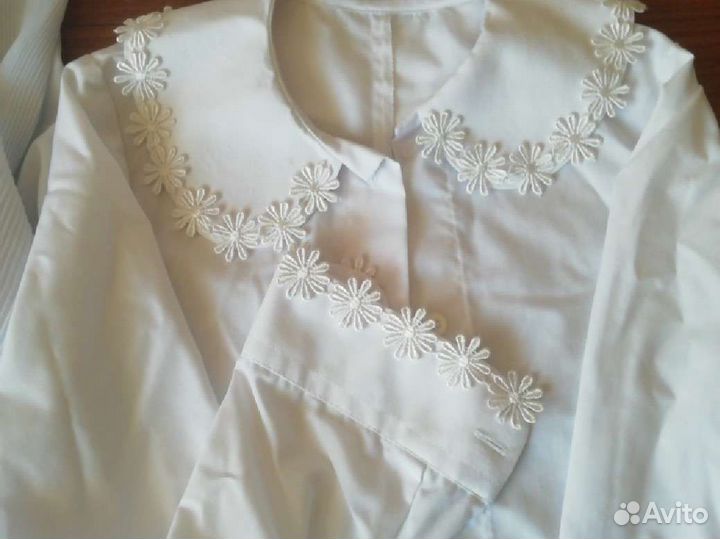 Блузки школьные 122 128