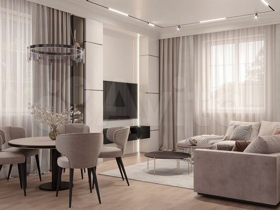 KITCHEN LIVING ROOM on Behance in 2023 Living room kitchen, Interior design, Liv