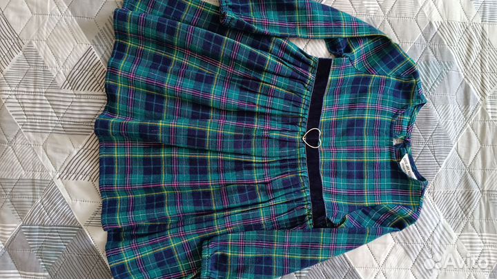 Фланелевое платье