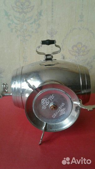 Сувенирный коньячный самовар-бочонок,ссср