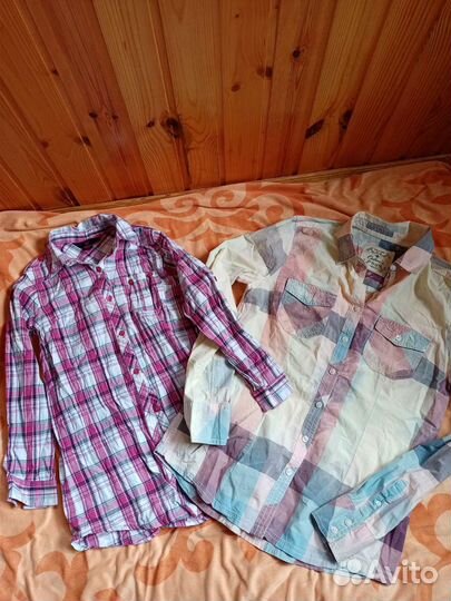 Рубашки хлопок на 10-14 лет