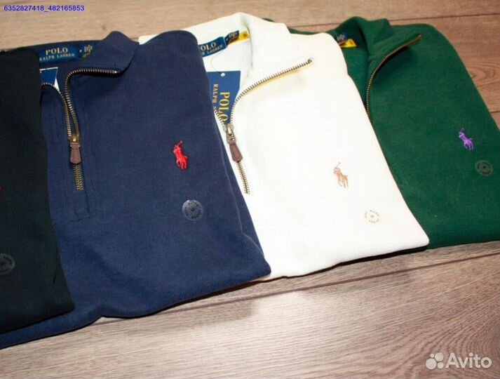 Polo Ralph Lauren джемпер зеленый полузамок (Арт.37354)