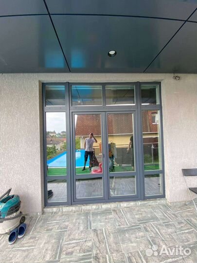 Покраска пластиковых И алюминиевых окон