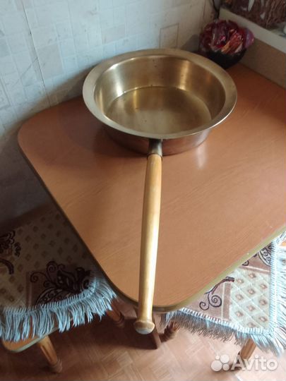 Сковорода тазик медная СССР