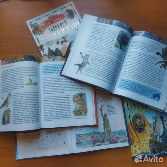 Детская энциклопедия росмэн 5 шт Кошки Хищники Миф