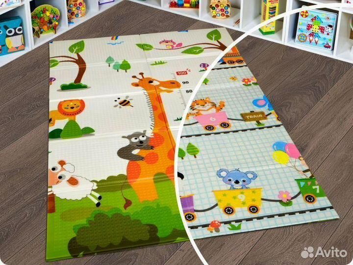 Детский коврик для ползания новый