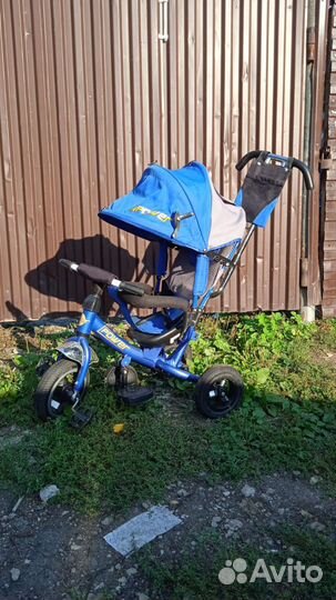 Детский велосипед с родительской ручкой