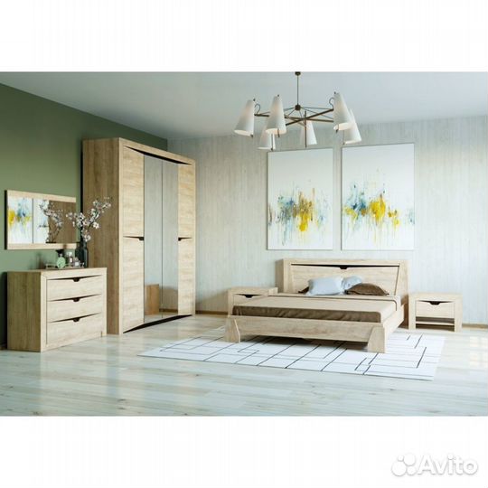 Кровать двуспальная (без матраса)