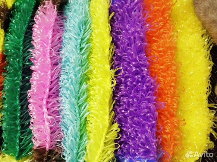 Мочалки ручной вязки