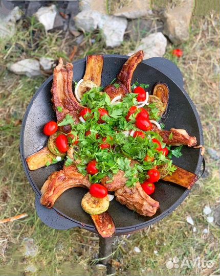 Садж Чугунный 40см 45см