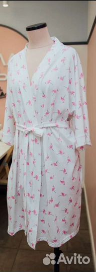 Новый халат фламинго