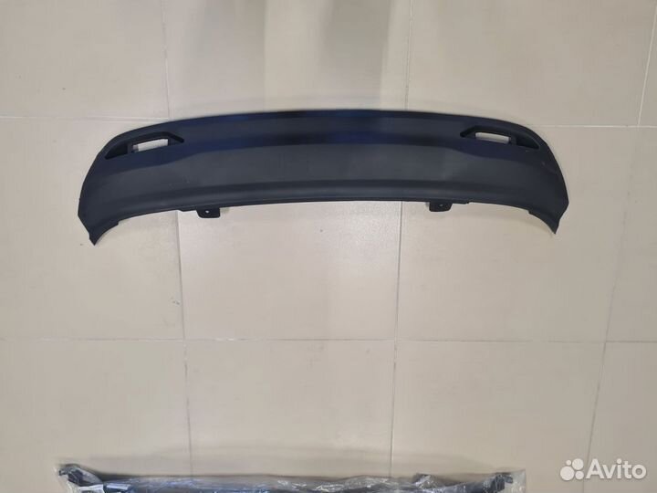 Юбка заднего бампера Киа Рио 11-14