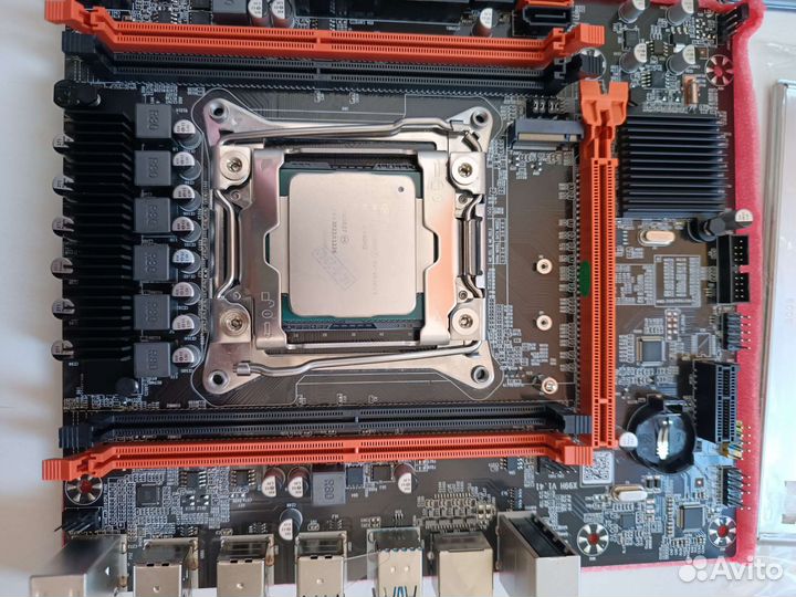 Комплект плата X99+проц e5-2640v4+ddr4 16gb