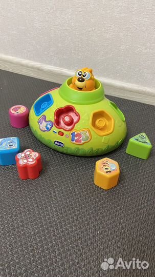 Сортер крот обучающий chicco музыкальный