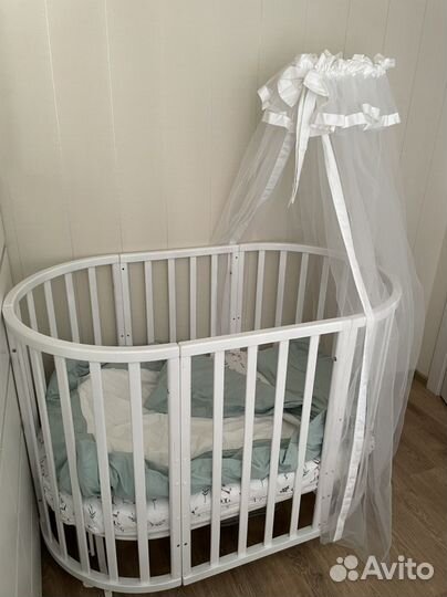 Кровать трансформер круглая