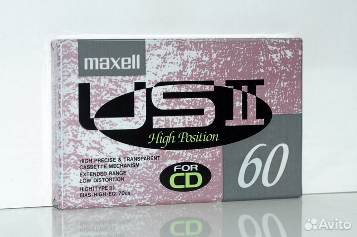 Аудиокассета maxell usii 60 japan market (4389)