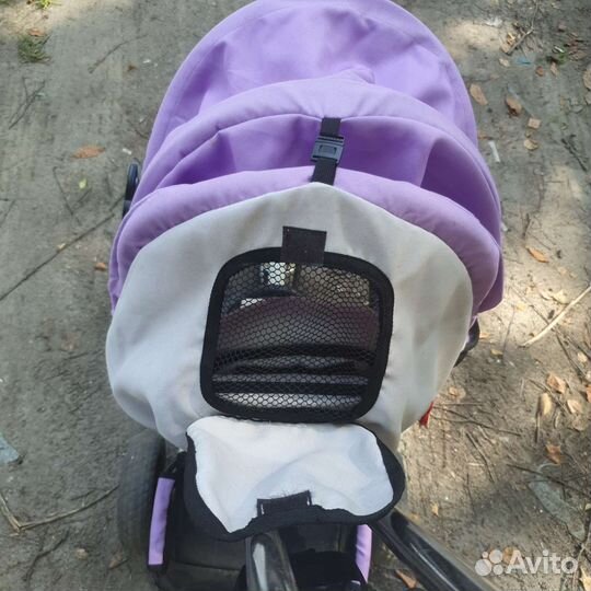 Велосипед коляска с ручкой