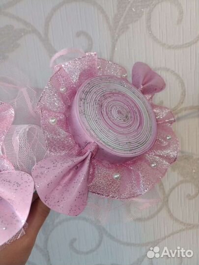 Ободки и заколки для костюма конфетки