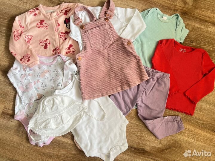 Пакет фирменных вещей на девочку 86