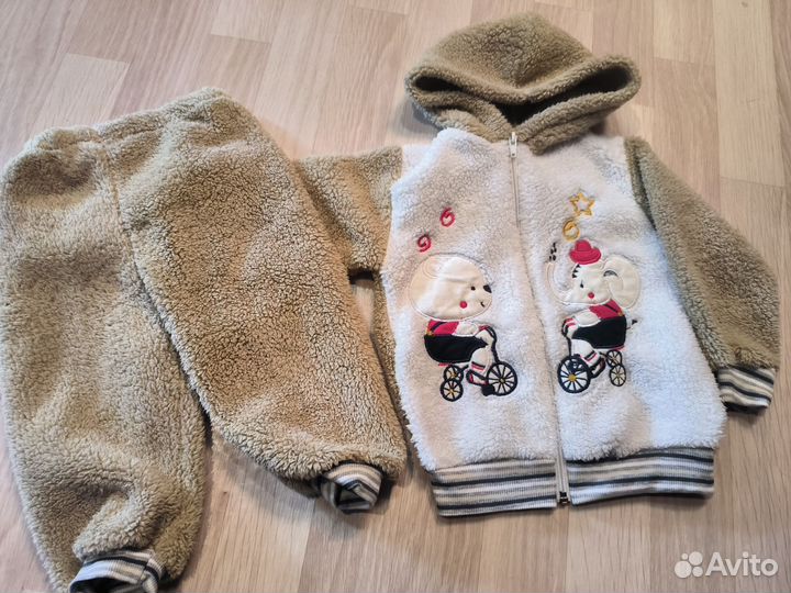 Плюшевый костюм мишка 80