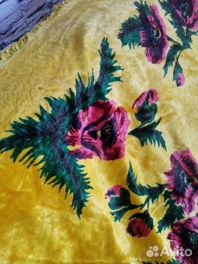 Покрывало плюшевое СССР