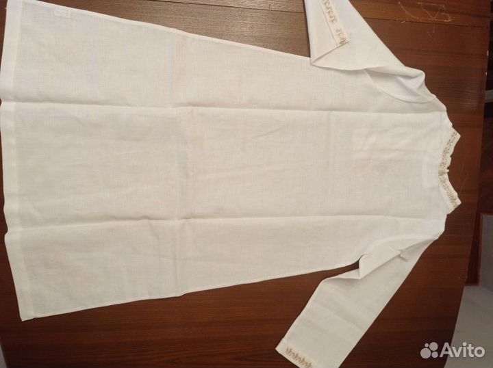 Крестильная рубашка для мальчиков новая