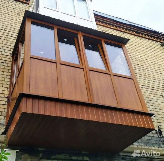 Остекление балкона и установка пластиковых окон