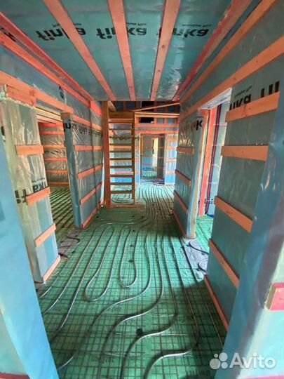 Монтаж теплых полов, установка системы отопления