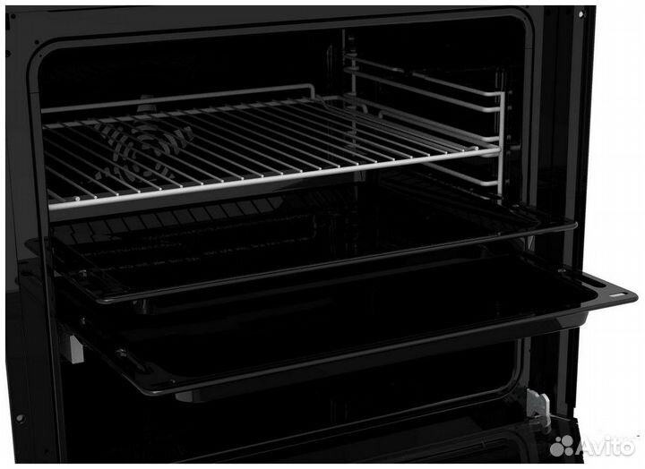 Встраиваемый электрический духовой шкаф haier hox-fp5acg бежевый