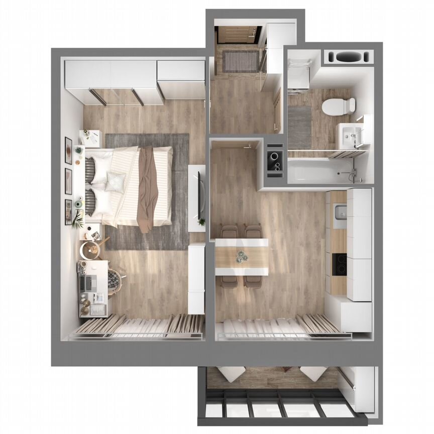 1-к. квартира, 37,5 м², 17/23 эт.