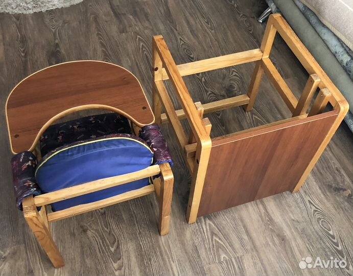 Стульчик для кормления деревянный