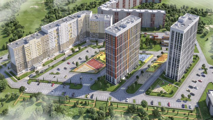 2-к. квартира, 55,4 м², 12/25 эт.