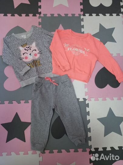 Пакет вещей для девочки 2-3года