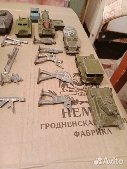 Военные игрушки металлические СССР