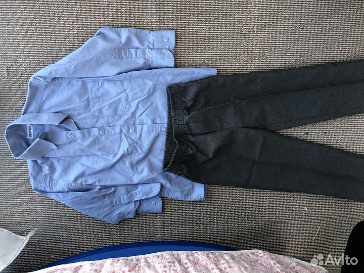 Костюм брюки рубашка жилетка галстук