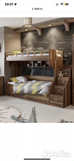 Двухъярусная кровать детская