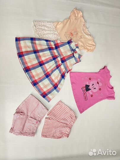 Вещи пакетом на девочку 86-92
